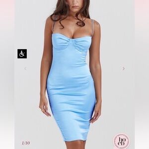 House of cb elegant Light Blue Dress